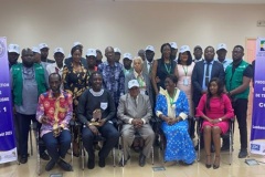 Cérémonie de clôture, formation de la cohorte 1 FETP Frontline Gabon, Lambéréné, Gabon, août 2023