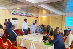Exercice de simulation sur table des participants à la formation en GUSP, Septembre 2023