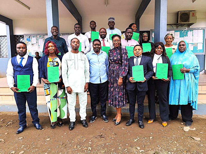 Pré soutenances des mémoires des résidents de la cohorte 10 du  (CAFETP) à la University of Buea